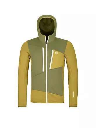 ORTOVOX | Chaqueta polar con capucha Grid para hombre | olive